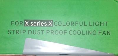 Meneea Cooling Fan Dustproof Colorful Lights USB for Xbox Series X Console