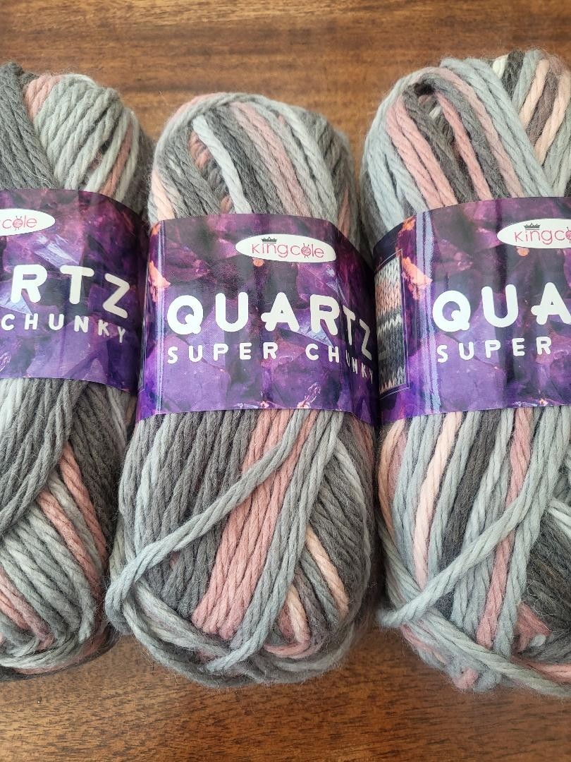 King Cole Quartz Super Chunky Acrylic Wool Knitting tourmaline  1 x 100g