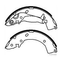 Bremsbackensatz Hyundai I10 I20 Getz Kia Rio Stonic Herth+Buss 203X31Mm J3500524