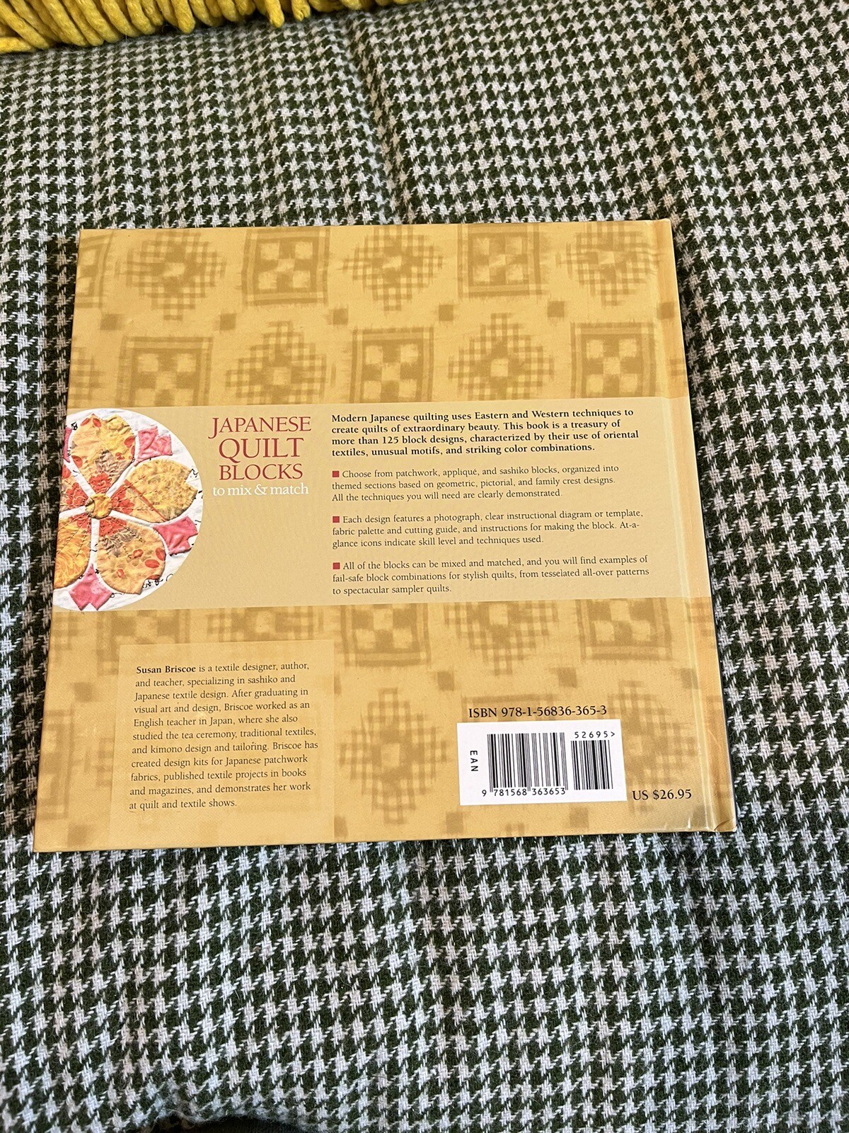 Japanese Quilt Blocks to Mix & Match, Susan Briscoe Patchwork Appliqué Sashiko eBay