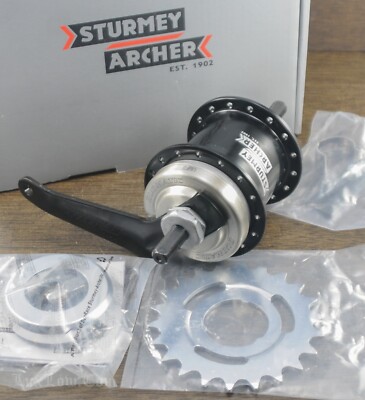 Sturmey Archer S2C Coaster Brake Bike Hub 32h 2 Speed KickBack
