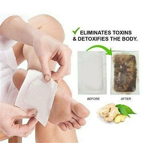 Foot Detox Patches Pads Toxins Deep Cleansing Herbal Organic Slimming Pad 50PCS - Picture 4 of 9