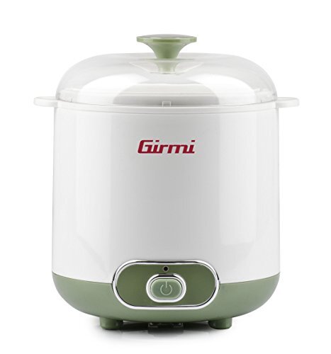 Girmi YG02, Yogurtiera Elettrica con Accessori per Yogurt Greco, Capacità Totale