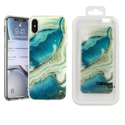 IPHONE 11 PRO (5.8) Steindesign Vennus Marmor Stone Tasche Hülle Case MUSTER 6