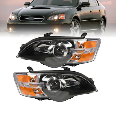For 2005-2007 Subaru Legacy Halogen Headlight Assembly Set Left Right Side