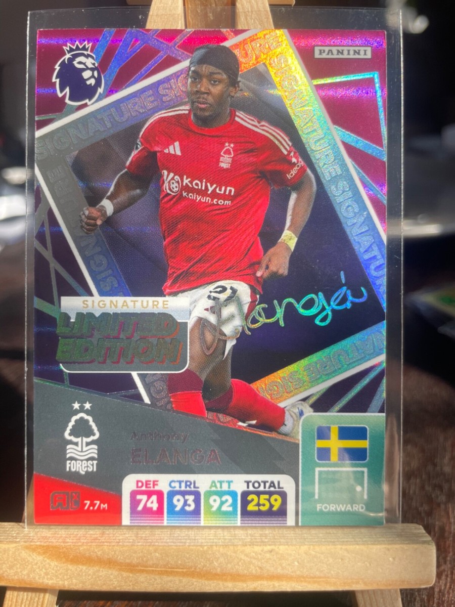 Anthony Elanga - Signature style - Limited Edition - Panini