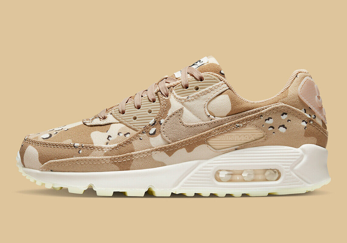 Кроссовки Nike Air Max 90 Desert Camo Pink Sail Brown DX2313-200 Женские размеры
