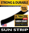 UCD PRECUT SUN STRIP WINDOW TINTING TINT FILM FOR CHEVY CAMARO CONVERTIBLE 10-15