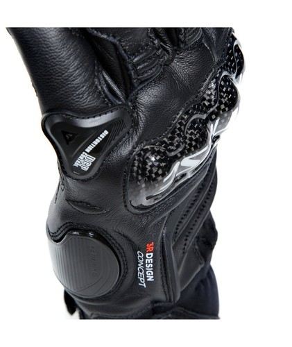 Dainese Carbon 4 Short Handschuhe Schwarz/Schwarz XXXL Sport Motorrad Handschuhe - Bild 6 von 11