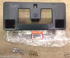 Genuine OEM Honda Accord 4Dr Front License Plate Holder Kit 2006 - 2007 Bracket