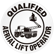 Qualified Aerial Lift Operator Bumper Sticker Military Vinyl Soldier Decal 5"
