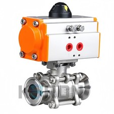 1-1/2 Ø38mm 3-Piece Tri Clamp Straight Sanit...