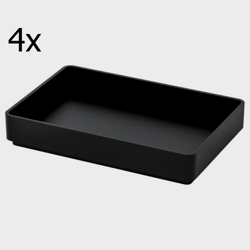 IKEA Bathroom Accessories Towel Holder Hook Rail Small Storage Black