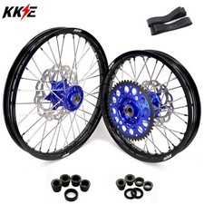 Kke 2118 Wheels Rims Set Fit Husqvarna Fe Fc Te Tc 125-501cc 2014-2026 Cnc Blue