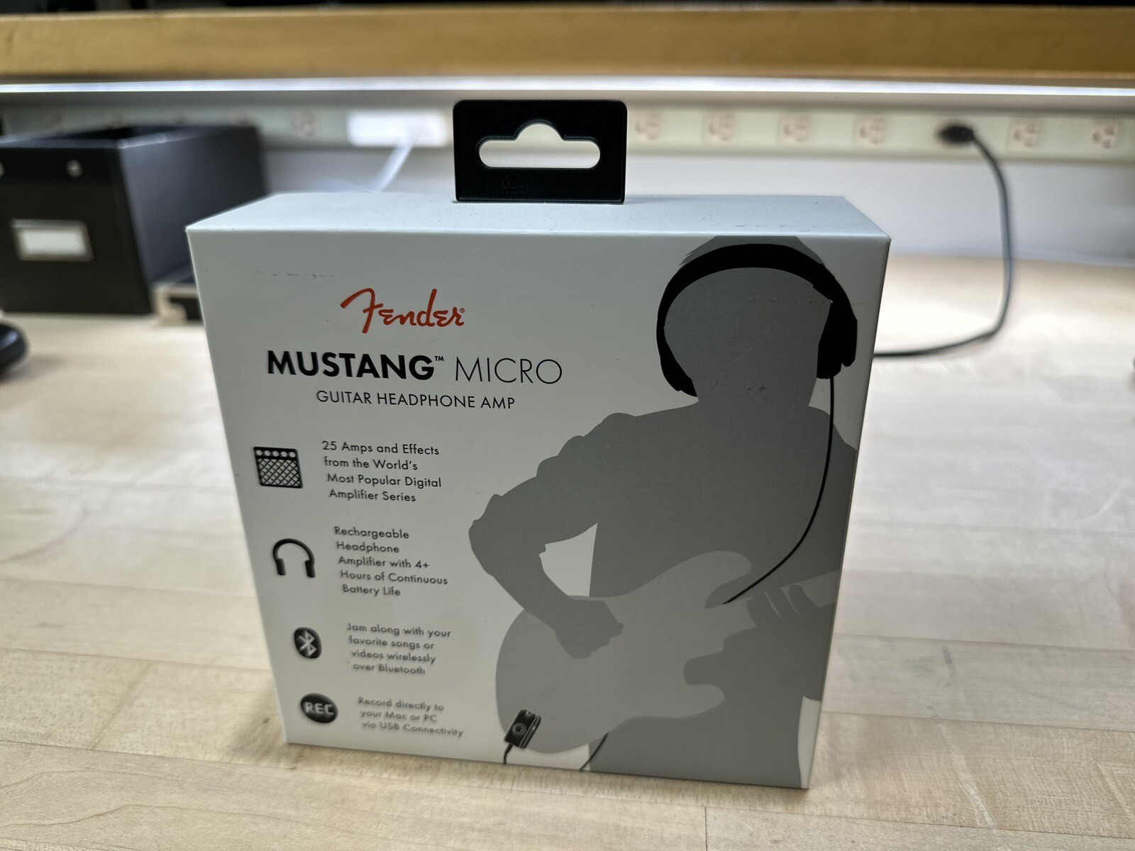 Fender Mustang Micro Guitar Headphone Amp Rechargeable 885978430475 eBay