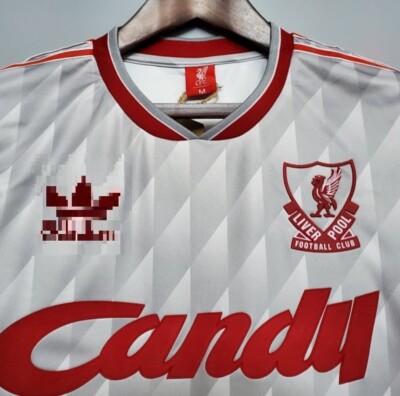 RETRO LIVERPOOL AWAY CANDY 1981-91 SHIRT JERSEY S M L XL | eBay UK