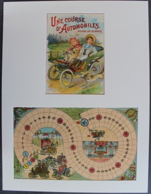 Lot - Jeu de Course 'Racetrack Game', French circa 1900