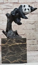 Hand Made Detailed Panda Wildlife Animal Cabin/Office/Home Decorative Statue Art