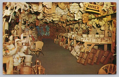 Basket Factory Store Putney Vermont Interior View UNP