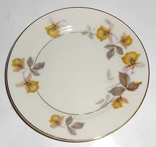 KPM Porcelain China Royal Ivory Germany Autumn Bread Plate Mint