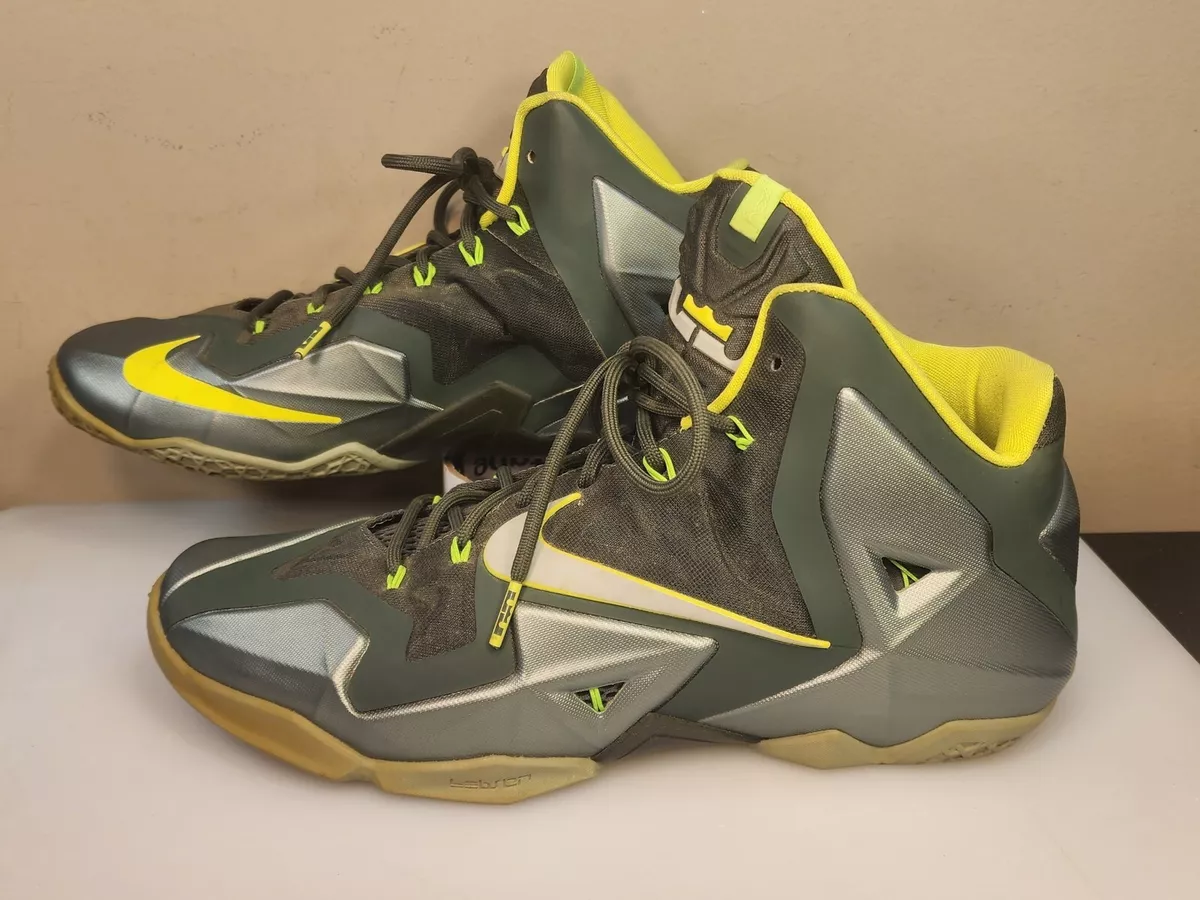 Lebron 11 neon green sales
