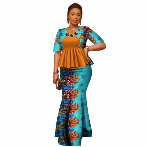 African Style Top and Long Skirt For 