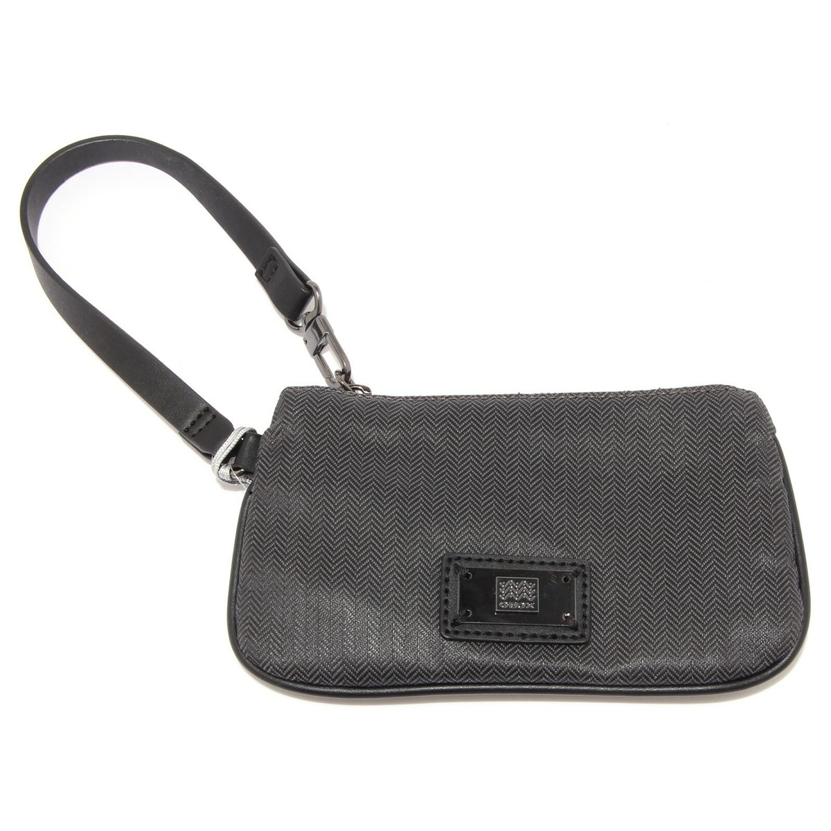 3058U mini pochette donna portatessere GEOX dark grey mini handbag