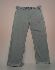 Men's Stretch Dress Pants Slim Fit Skinny Chino Gray Pants Size XL