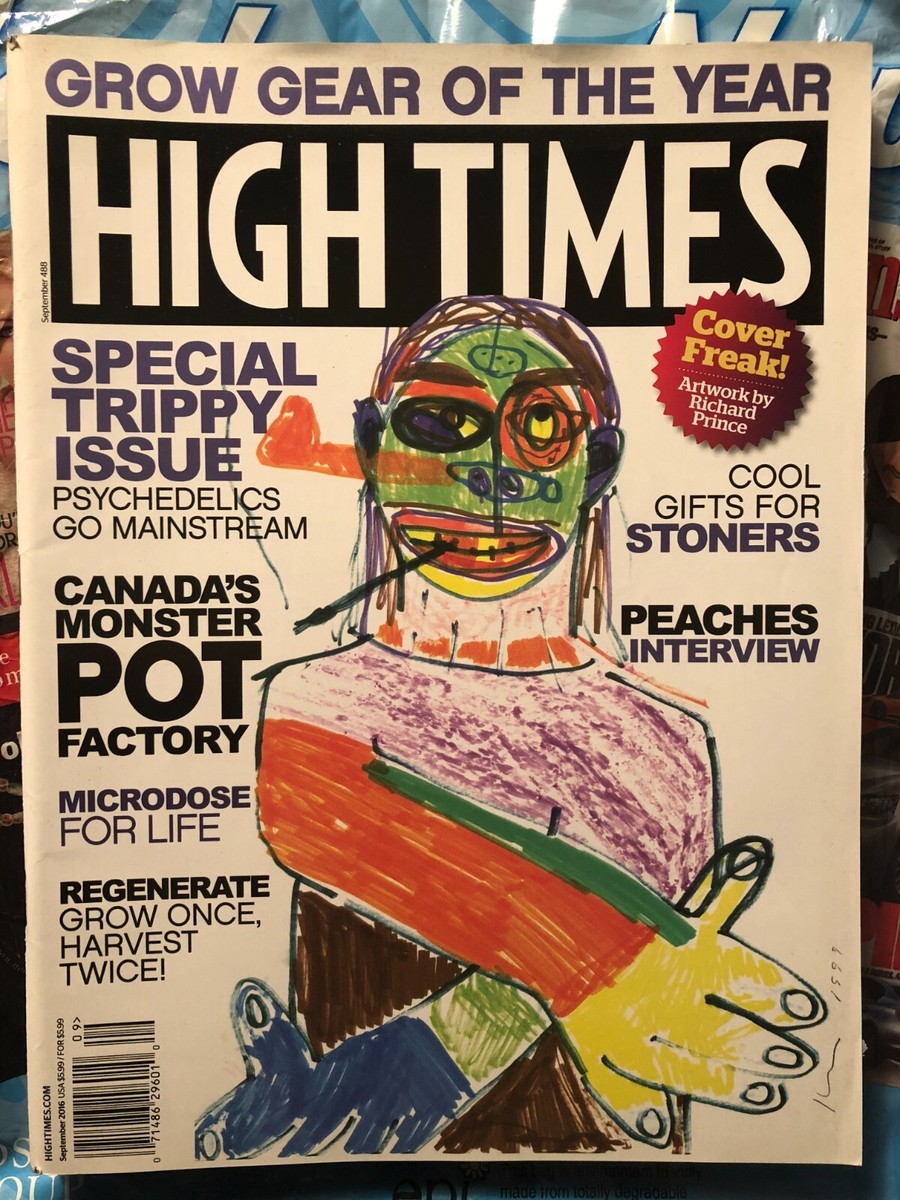 New Richard Prince High Times Magazine September 2016 Trippy Issue