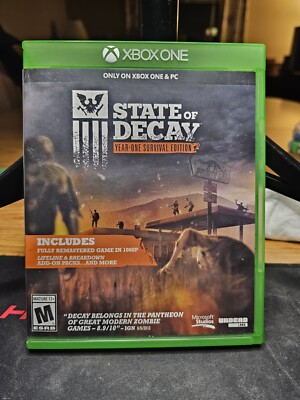 State of Decay Year One Survival Edition Microsoft Xbox One Excellent Condition 
