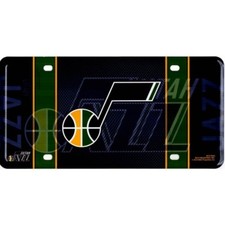 Utah Jazz Chrome NBA Basketball License Plate Made in USA