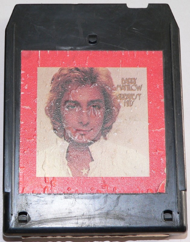 8-track / stereo 8 tape:  "Barry Manilow Greatest Hits" by Arista AT8-8601, 1978