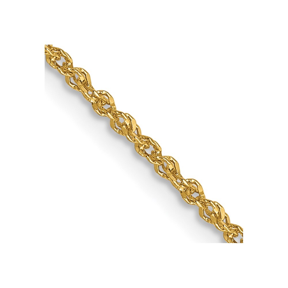 14k Yellow Gold Sparkle Singapore Chain 0.5mm 18-inch length 14k Yellow Gold Sparkle Singapore Chain 0.5mm 18-inch length
