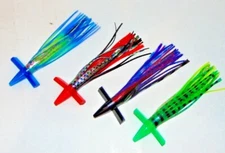 3 Teaser Bird Fishing Lure Bait Billfish Mahi Pelagic Tuna Marlin Daisy Chain