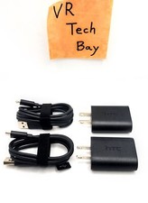 2 Genuine HTC Vive VR Controller's Power Supply  Cable Pair 