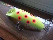 Custom Painted Luhr Jensen Kwikfish K-16x, X-treme, Bad Lemon