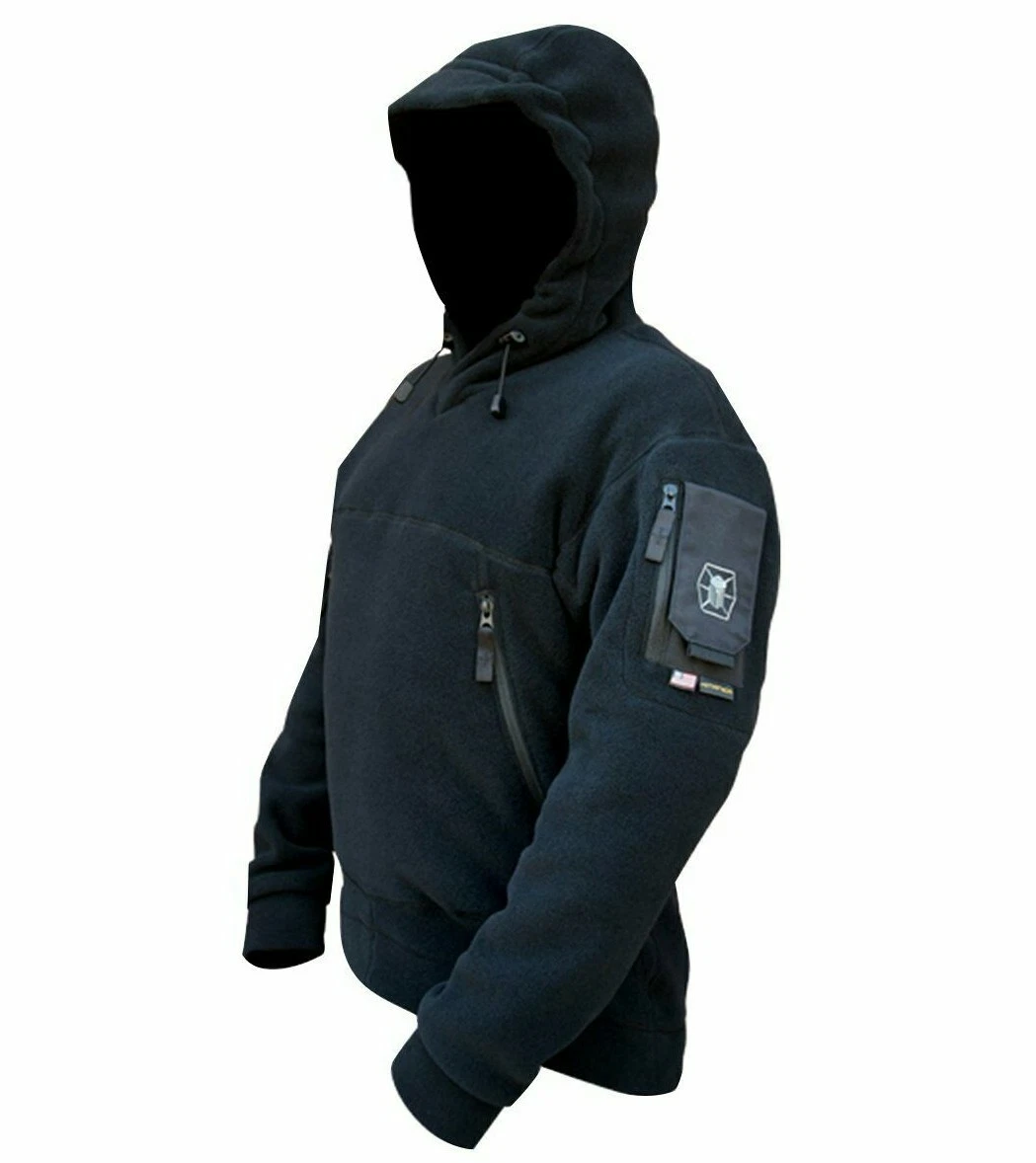 Kitanica Men's American Hoodie Breathable with Adjustable Hood Tactical  Jacket