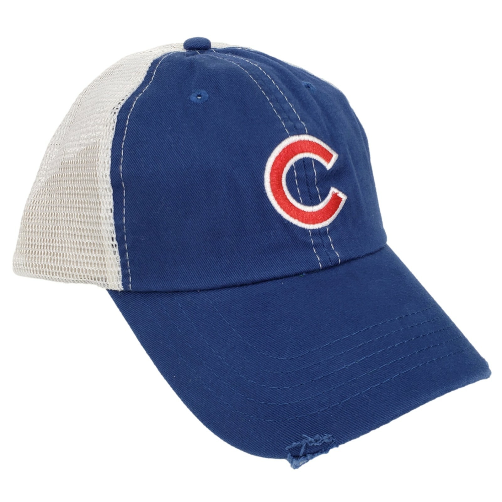 Snapback Mesh Cap Bud Light Logo Distressed Fan Gear