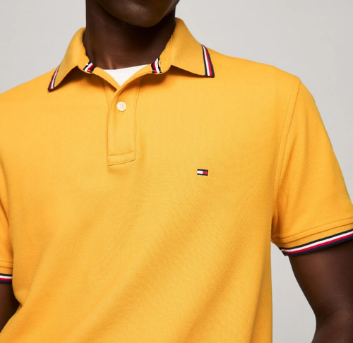 Tommy Hilfiger Para Hombre Secado Rápido Absorción Protección UV Rayas Inclinación Polo - Imagen 57 de 122