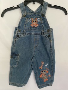 Baby Boys Denim Overalls Size 6 Months Ebay