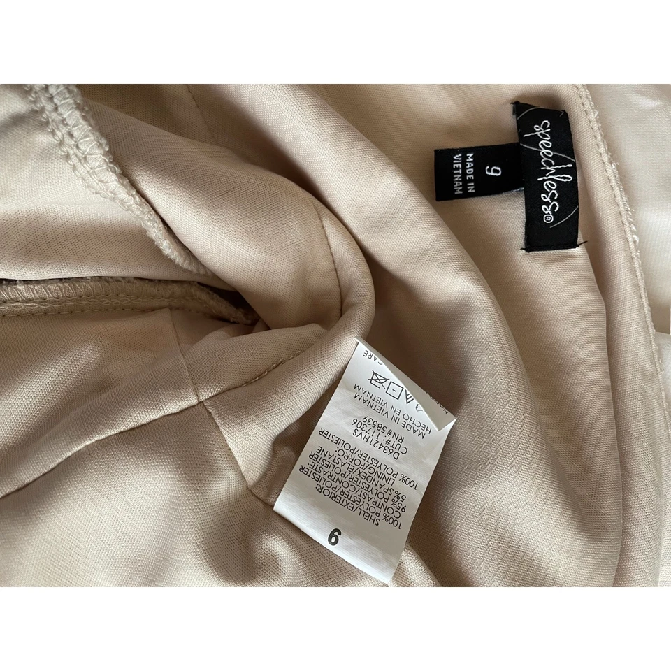 Speechless Dress Formal Blush Pink Juniors Size 9 Lace Chiffon - Image 4 of 4