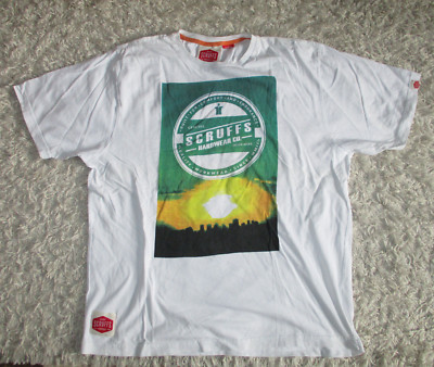 weißes T-Shirt von *Scruffs* (Größe: XL / B: 58cm L: 72cm)