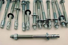 (10) Concrete Wedge Anchor Bolts 5/8 x 8-1/2 Includes Nuts & Washers