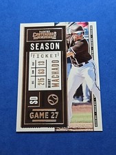2020 Manny Machado Panini Contenders Season Ticket #43
