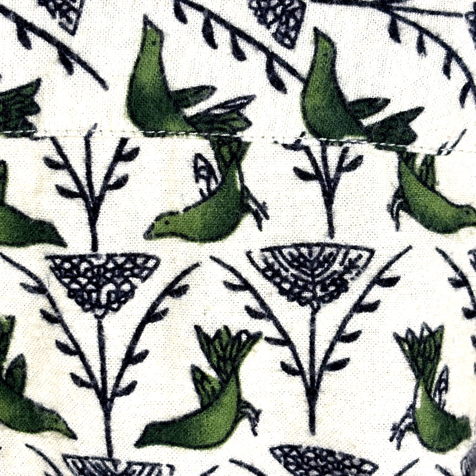 Modern Liberation Men's Long sleeve Flanel Button Up Shirt Sz XL Novelty Birds