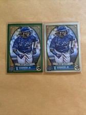 Vladamir Guerrero Jr. 2021 Gypsy Queen Green Parallel & Base