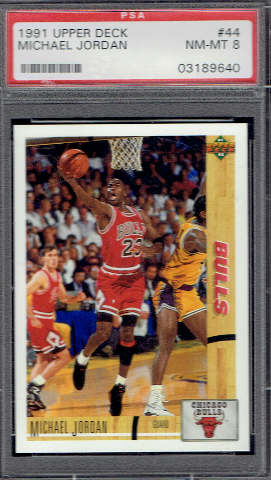 1991 Upper Deck 44 Michael Jordan HOF. PSA 8 NMMT. (0318-C).*