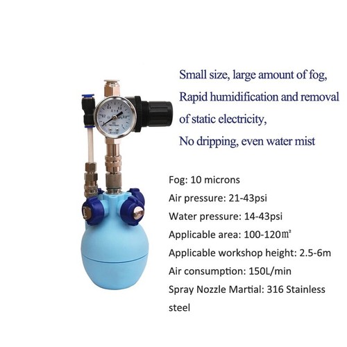 Large Fog Volume Industrial Humidifier 10µm Dry Fog for Factories Commercial - Picture 2 of 8