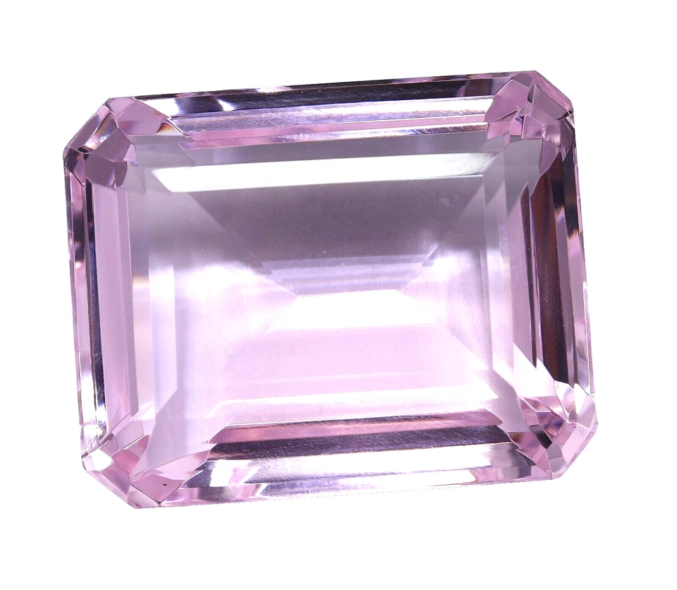 Natürlich Rosa Topas 2000 Karat Smaragd Schliff Zertifiziert Lose Edelstein Mit - Bild 4 von 4