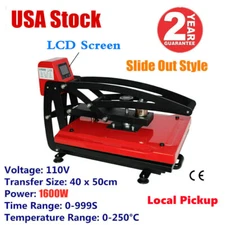 16x20in Auto open T-shirt Heat Press Sublimation Machine Vertical Version Pickup